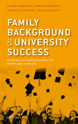 Cover image: Family Background and University Success 1st edition 9780199689132