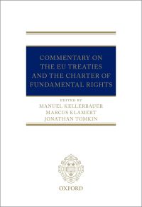 Cover image: The EU Treaties and the Charter of Fundamental Rights 1st edition 9780198794561