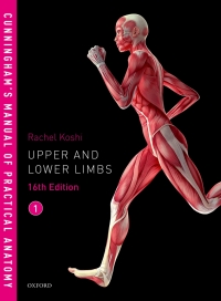 Cover image: Cunningham's Manual of Practical Anatomy VOL 1 Upper and Lower limbs 16th edition 9780198749363