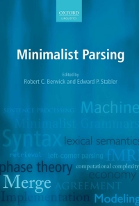 Titelbild: Minimalist Parsing 1st edition 9780198795087