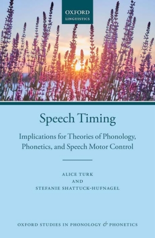 Cover image: Speech Timing 9780198795421