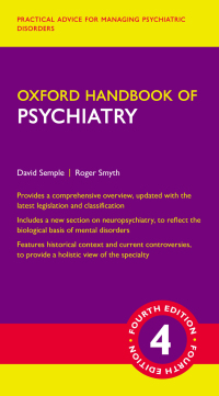 Cover image: Oxford Handbook of Psychiatry 4th edition 9780192514967