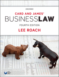 Immagine di copertina: Card & James' Business Law 4th edition 9780191075971