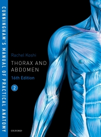 Imagen de portada: Cunningham's Manual of Practical Anatomy VOL 2 Thorax and Abdomen 16th edition 9780198749370