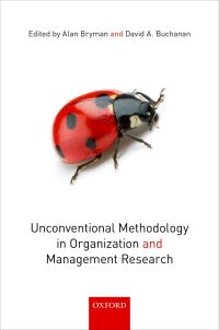Cover image: Unconventional Methodology in Organization and Management Research 1st edition 9780198796985