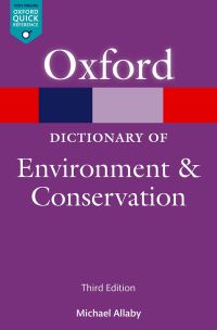 Cover image: A Dictionary of Environment and Conservation 3rd edition