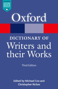 Titelbild: A Dictionary of Writers and their Works 3rd edition
