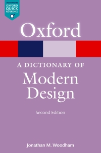 صورة الغلاف: A Dictionary of Modern Design 2nd edition