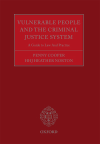 Cover image: Vulnerable People and the Criminal Justice System 1st edition 9780198801115