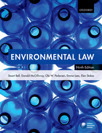 Imagen de portada: Environmental Law 9th edition 9780198748328