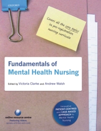 Omslagafbeelding: Fundamentals of Mental Health Nursing 9780199547746