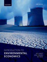Cover image: Introduction to Environmental Economics 3rd edition 9780191072437