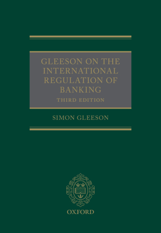 Imagen de portada: Gleeson on the International Regulation of Banking 3rd edition 9780192522528