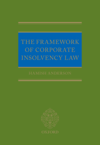 Cover image: The Framework of Corporate Insolvency Law 9780198805311
