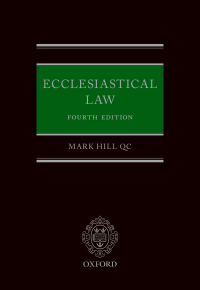 Cover image: Ecclesiastical Law 4th edition 9780198807568