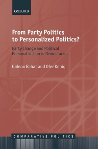 Omslagafbeelding: From Party Politics to Personalized Politics? 9780198808008