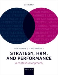 Imagen de portada: Strategy, HRM, and Performance 2nd edition 9780198808602