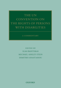 Omslagafbeelding: The UN Convention on the Rights of Persons with Disabilities 1st edition 9780198810667