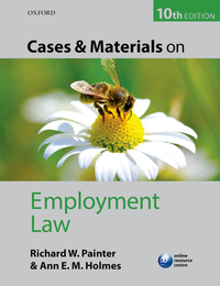 Omslagafbeelding: Cases and Materials on Employment Law 10th edition 9780199679096