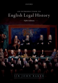 Imagen de portada: Introduction to English Legal History 5th edition 9780198812616