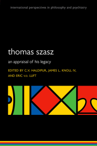 Cover image: Thomas Szasz 1st edition 9780198813491