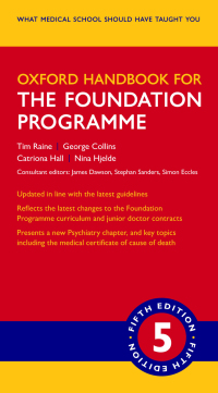 Imagen de portada: Oxford Handbook for the Foundation Programme 5th edition 9780198813538