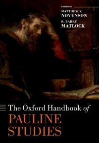 Cover image: The Oxford Handbook of Pauline Studies 9780199600489