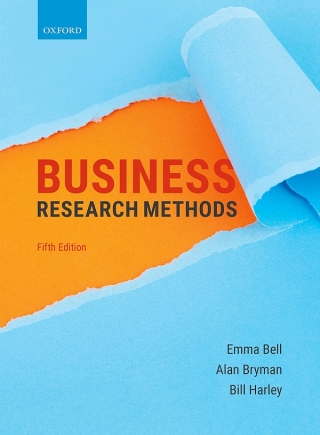 Cover image: Business Research Methods 5th edition 9780198809876