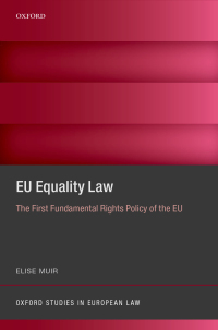 Imagen de portada: EU Equality Law 9780192546265