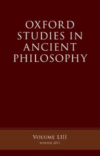 Cover image: Oxford Studies in Ancient Philosophy, Volume 53 1st edition 9780198815655