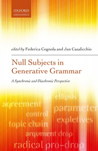 表紙画像: Null Subjects in Generative Grammar 1st edition 9780198815853