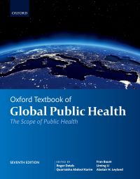 Cover image: Oxford Textbook of Global Public Health 7th edition 9780198816805