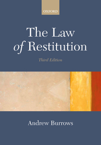 Titelbild: The Law of Restitution 3rd edition 9780199296521