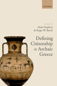 Cover image: Defining Citizenship in Archaic Greece 1st edition 9780198817192