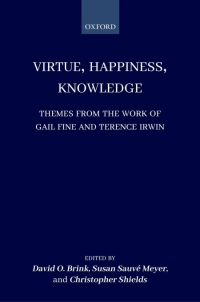 Imagen de portada: Virtue, Happiness, Knowledge 1st edition 9780198817277