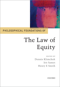 صورة الغلاف: Philosophical Foundations of the Law of Equity 1st edition 9780198817659