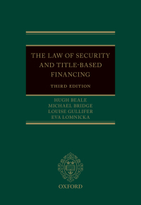 Cover image: The Law of Security and Title-Based Financing 3rd edition 9780198795568