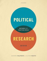 Imagen de portada: Political Research: Methods and Practical Skills 3rd edition 9780198820628