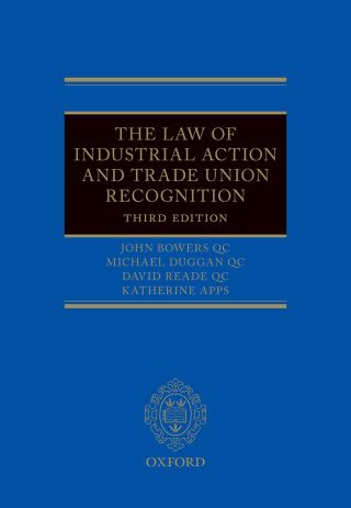Imagen de portada: The Law of Industrial Action and Trade Union Recognition 3rd edition 9780192554673