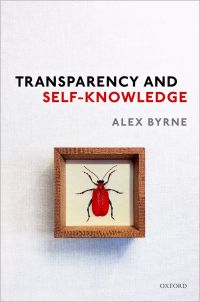 Cover image: Transparency and Self-Knowledge 9780198821618