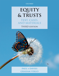 Cover image: Equity & Trusts 3rd edition 9780198821830
