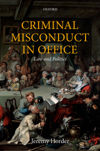 Cover image: Criminal Misconduct in Office 9780192556875