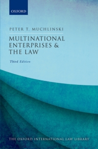 Cover image: Multinational Enterprises and the Law 3rd edition 9780198824138