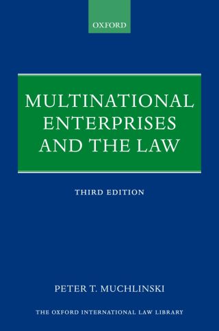 Cover image: Multinational Enterprises and the Law 3rd edition 9780192557445