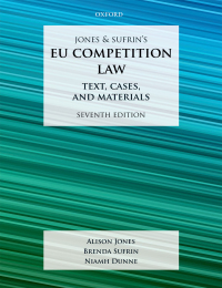 Cover image: Jones & Sufrin's EU Competition Law 7th edition 9780192558091