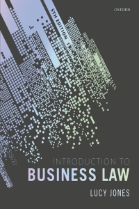 Cover image: Introduction to Business Law 5th edition 9780198824886