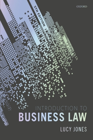 Cover image: Introduction to Business Law 5th edition 9780192558374