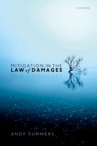 Cover image: Mitigation in the Law of Damages 1st edition 9780198825333