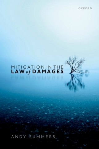 Cover image: Mitigation in the Law of Damages 1st edition 9780198825333
