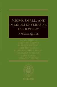 Cover image: Micro, Small, and Medium Enterprise Insolvency 9780198799931